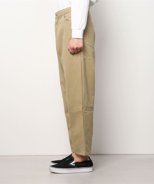 Yarmo(ヤーモ)の「YARMO(ヤーモ) COTTON TWILL EASY PANTS コットンツイルイージーパンツ(その他パンツ・メンズ・カーキ/ネイビー・46/44)」の3枚目の写真