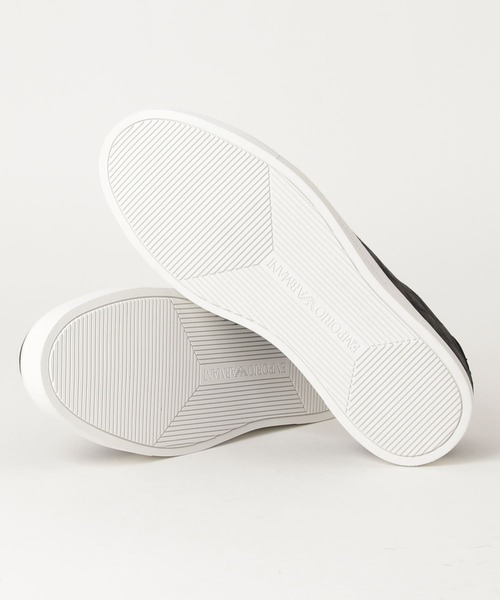 EMPORIO ARMANI(エンポリオアルマーニ)の「【エンポリオ アルマーニ】EMPORIO ARMANI キルティングスニーカー(スニーカー・メンズ・ブラック×ブラック/ホワイト系その他2/ネイビー・9/7/8/7.5/8.5/6.5)」の8枚目の写真