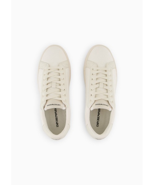 EMPORIO ARMANI(エンポリオアルマーニ)の「【エンポリオ アルマーニ】EMPORIO ARMANI キルティングスニーカー(スニーカー・メンズ・ブラック×ブラック/ホワイト系その他2/ネイビー・9/7/8/7.5/8.5/6.5)」の17枚目の写真