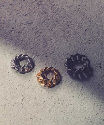 and cloud（アンドクラウド）の「Curb Chain Cutting Ring（リング）」