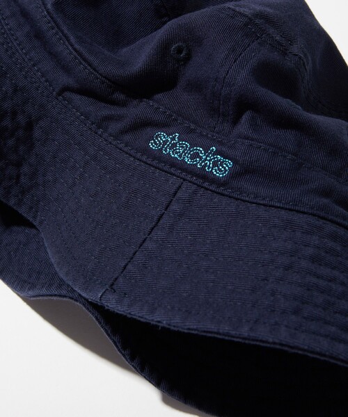NAUTICA(ノーティカ)の「NAUTICA + STACKS/ノーティカ スタックス Bucket Hat “JOTA” 8.1/バケットハット ジョタ(ハット・メンズ・ベージュ/ネイビー・X-LARGE)」の5枚目の写真