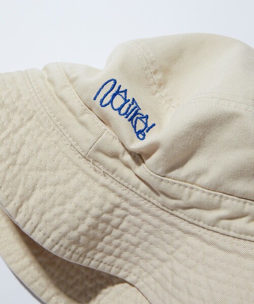 NAUTICA(ノーティカ)の「NAUTICA + STACKS/ノーティカ スタックス Bucket Hat “JOTA” 8.1/バケットハット ジョタ(ハット・メンズ・ベージュ/ネイビー・X-LARGE)」の12枚目の写真
