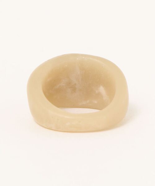 casita(RETRO GIRL)（カシータ）の「リング（リング・レディース・ライトグレー/ベージュ/ブラウン/オフホワイト/ピンク/アイボリー・FREE）」の7枚目の写真