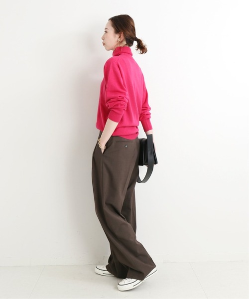イエナ IENA カシミヤ100％ タートルネックニット プルオーバー ブラック IENA（イエナ）の「カシミヤタートルネックプルオーバー◇（ニット