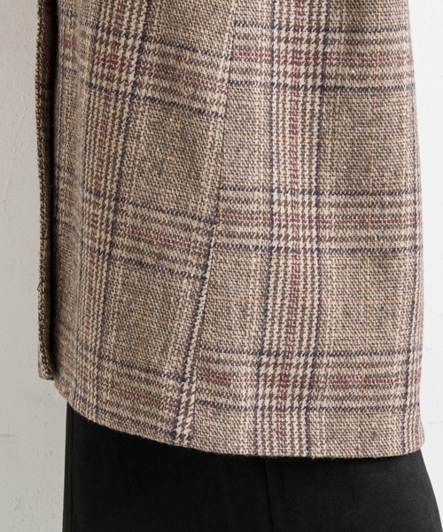 prose verse（プロズヴェール）の「グレンチェックチェスターコート（チェスターコート・レディース・ブラック/ブラウン・MEDIUM）」の22枚目の写真