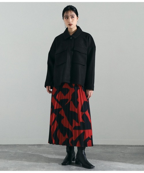 Settimissimo（セッティミッシモ）の「スクエアートゥロングブーツ（ブーツ・レディース・ブラック/ベージュ・S/M/L）」の13枚目の写真