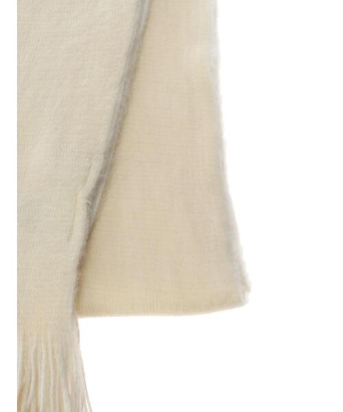 AMERICAN HOLIC（アメリカンホリック）の「リバーシブルラッセルストール（マフラー・レディース・ピンク/イエロー/アイボリー・FREE）」の12枚目の写真