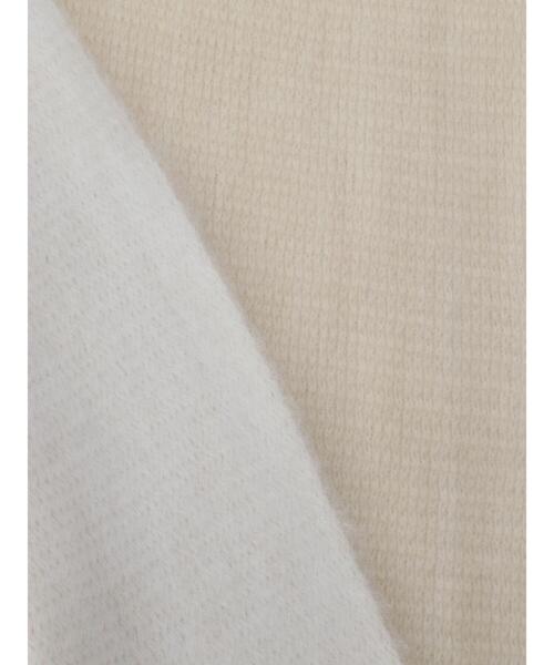 AMERICAN HOLIC（アメリカンホリック）の「リバーシブルラッセルストール（マフラー・レディース・ピンク/イエロー/アイボリー・FREE）」の14枚目の写真