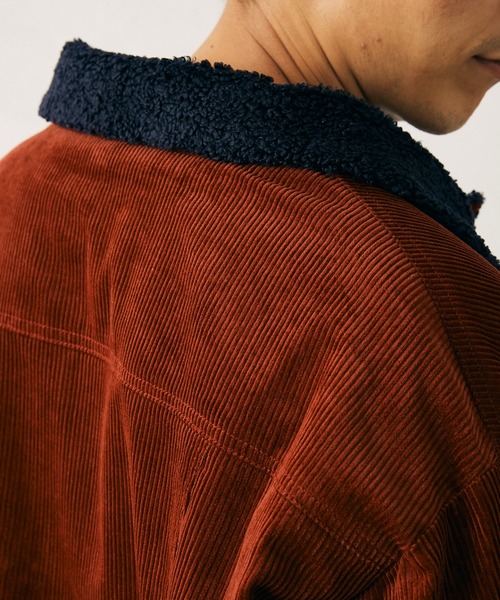 Wrangler（ラングラー）の「【WRANGLER/ラングラー】別注 Wrangler shearing TK（ブルゾン・メンズ・グリーン/ボルドー/マスタード・MEDIUM/LARGE）」の11枚目の写真