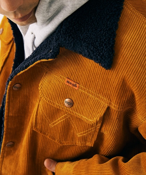 Wrangler（ラングラー）の「【WRANGLER/ラングラー】別注 Wrangler shearing TK（ブルゾン・メンズ・グリーン/ボルドー/マスタード・MEDIUM/LARGE）」の14枚目の写真