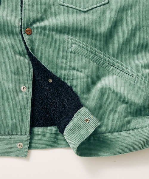 Wrangler（ラングラー）の「【WRANGLER/ラングラー】別注 Wrangler shearing TK（ブルゾン・メンズ・グリーン/ボルドー/マスタード・MEDIUM/LARGE）」の18枚目の写真