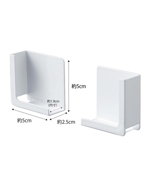 tower（タワー）の「tower マグネット バスルーム タブレットホルダー スマホホルダー（バス/トイレグッズ・レディース・ホワイト・フリー）」の10枚目の写真