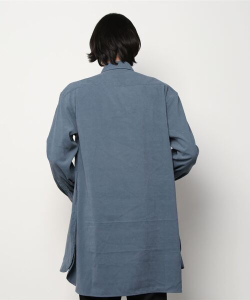 Naive magic(ナイーブマジック)の「【a】モールスキンロングシャツ(シャツ/ブラウス・メンズ・ベージュ/グレー/ブルー・MEDIUM/LARGE)」の5枚目の写真