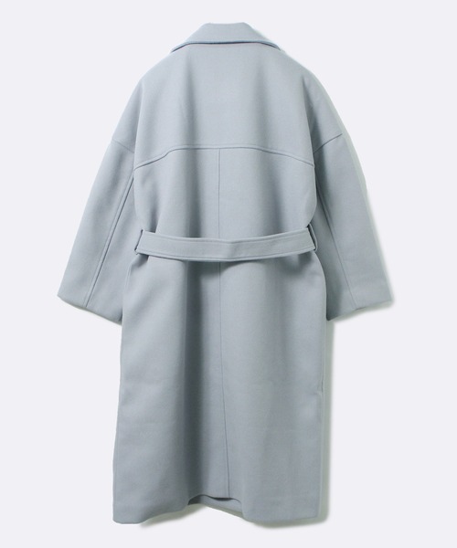 one way（ワンウェイ）の「【oneway】オーバーラップコート（ステンカラーコート・レディース・ホワイト/ブラック/ライトブルー・FREE）」の20枚目の写真