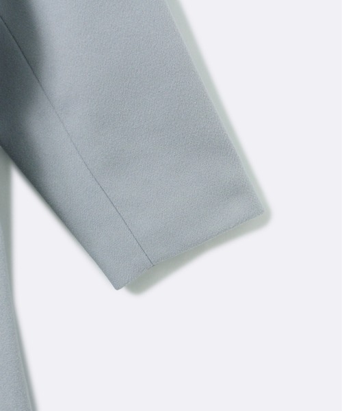 one way（ワンウェイ）の「【oneway】オーバーラップコート（ステンカラーコート・レディース・ホワイト/ブラック/ライトブルー・FREE）」の22枚目の写真