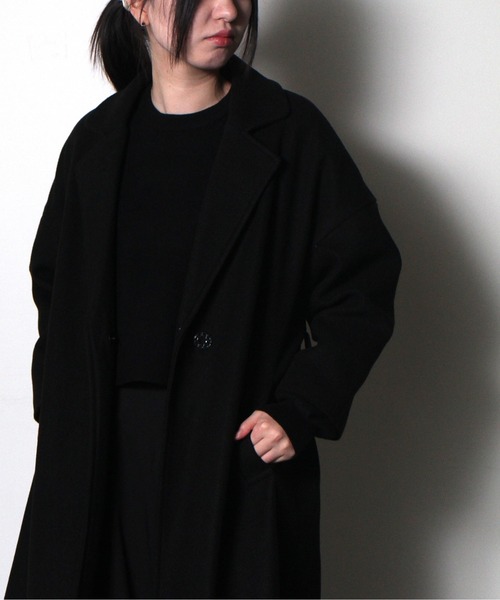 one way（ワンウェイ）の「【oneway】オーバーラップコート（ステンカラーコート・レディース・ホワイト/ブラック/ライトブルー・FREE）」の18枚目の写真