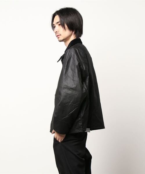 Barbour（バブアー）の「【Barbour / バブアー】 TRANSPORT WAX（ブルゾン・メンズ・ブラック/カーキ・40/38）」の3枚目の写真