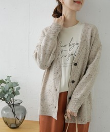 URBAN RESEARCH DOORS | ネップVネックニットカーディガン(カーディガン/ボレロ)