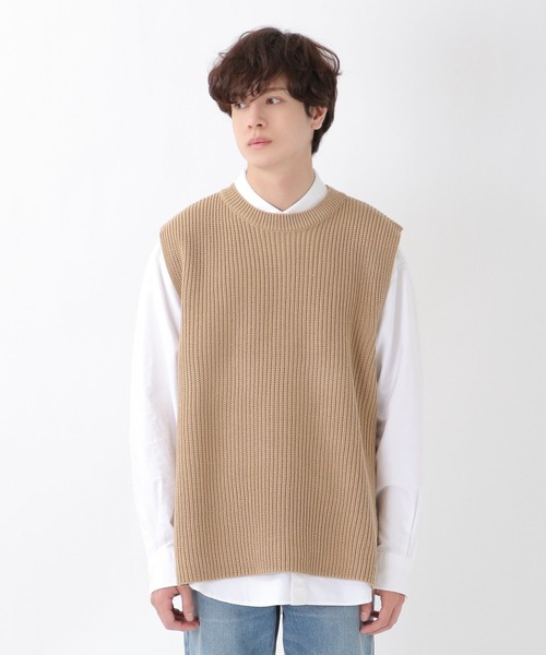 ALAND（エーランド）の「3.3Field Trip／SIDESLITニットVEST 2260994（ベスト・メンズ・ブラック/カーキ/ベージュ・FREE）」の21枚目の写真