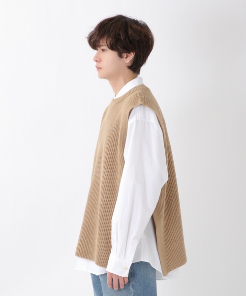 ALAND（エーランド）の「3.3Field Trip／SIDESLITニットVEST 2260994（ベスト・メンズ・ブラック/カーキ/ベージュ・FREE）」の22枚目の写真