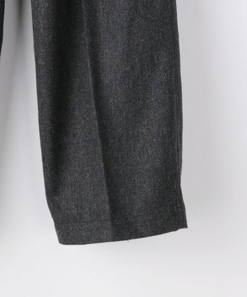 green label relaxing by 風早ゆうた（グリーンレーベルリラクシングバイカゼハヤユウタ）の「【WEB限定】＜KZ×green label relaxing＞ホームスパン 1P パンツ -セットアップ可能-（スラックス・メンズ・ブラック・S/L/M）」の13枚目の写真