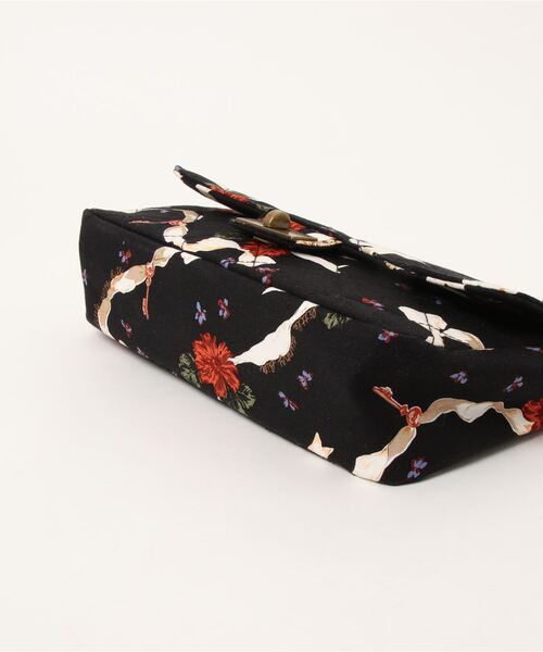 Little sunny bite（リトルサニーバイト）の「little sunny bite と pink house Flower print 2way bag（ハンドバッグ・レディース・ブラック/ブラウン/ピンク・FREE）」の13枚目の写真