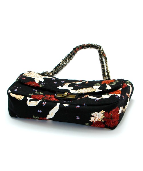 Little sunny bite（リトルサニーバイト）の「little sunny bite と pink house Flower print 2way bag（ハンドバッグ・レディース・ブラック/ブラウン/ピンク・FREE）」の21枚目の写真