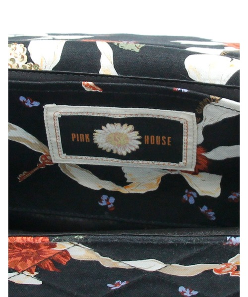 Little sunny bite（リトルサニーバイト）の「little sunny bite と pink house Flower print 2way bag（ハンドバッグ・レディース・ブラック/ブラウン/ピンク・FREE）」の7枚目の写真