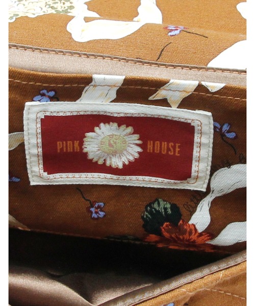 Little sunny bite（リトルサニーバイト）の「little sunny bite と pink house Flower print 2way bag（ハンドバッグ・レディース・ブラック/ブラウン/ピンク・FREE）」の12枚目の写真