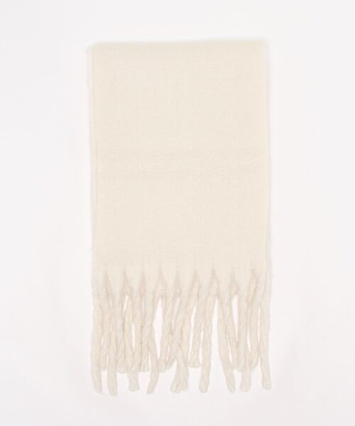 TITE IN THE STORE（ティテ　インザ　ストア）の「モヘアマフラー（マフラー・レディース・ホワイト/ブラック/ベージュ/ブルー/グリーン・FREE）」の2枚目の写真