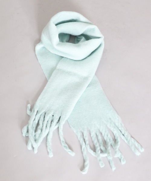 TITE IN THE STORE（ティテ　インザ　ストア）の「モヘアマフラー（マフラー・レディース・ホワイト/ブラック/ベージュ/ブルー/グリーン・FREE）」の5枚目の写真