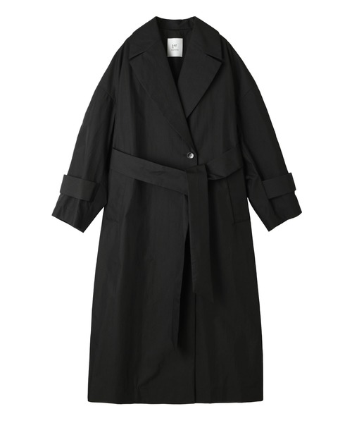 1er Arrondissement(プルミエアロンディスモン)の「NALYA コットンナイロンコート(チェスターコート・レディース・ブラック/ベージュ・36)」の2枚目の写真