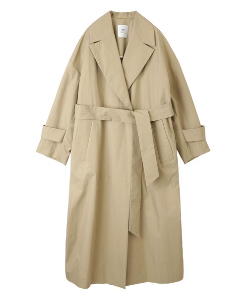 1er Arrondissement(プルミエアロンディスモン)の「NALYA コットンナイロンコート(チェスターコート・レディース・ブラック/ベージュ・36)」の6枚目の写真