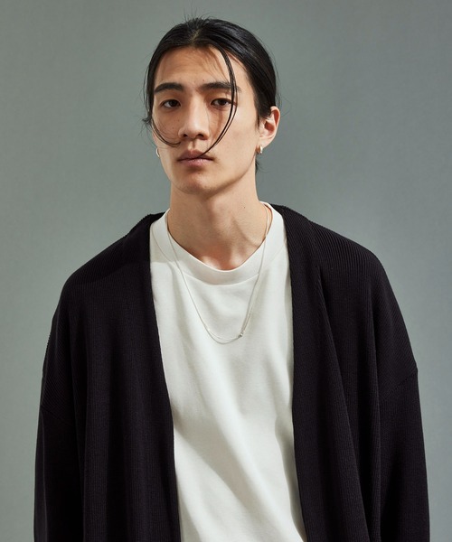 UNITED TOKYO（ユナイテッドトウキョウ）の「Vネックコットンニットカーディガン【ユニセックス】（カーディガン/ボレロ・メンズ・ブラック/ブラウン/グリーン/ライトベージュ・1/2/3）」の20枚目の写真