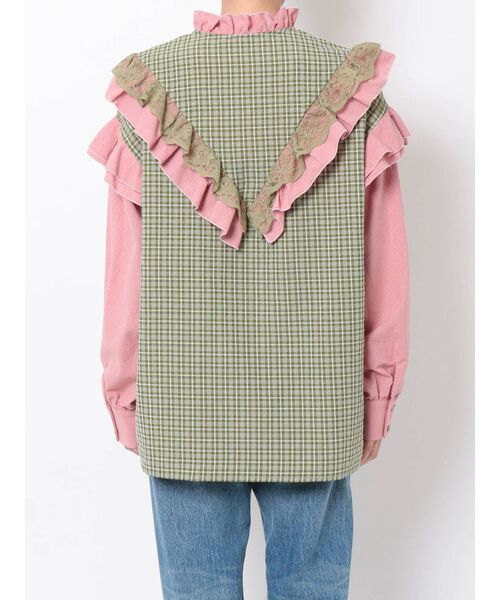 jouetie（ジュエティ）の「フリルレースシャツ（シャツ/ブラウス・レディース・ブラック/レッド/グリーン/その他1・MEDIUM）」の9枚目の写真