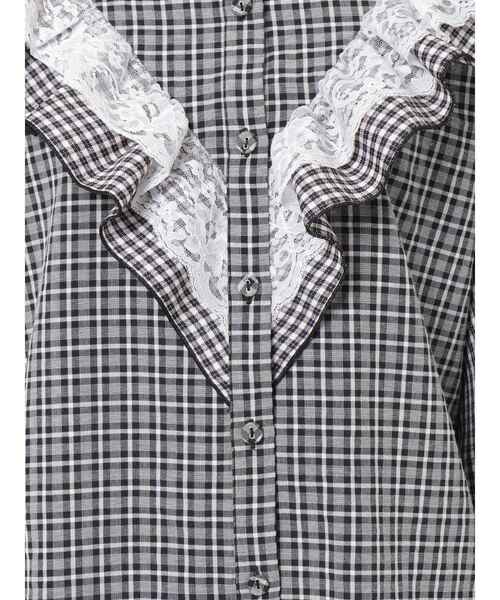 jouetie（ジュエティ）の「フリルレースシャツ（シャツ/ブラウス・レディース・ブラック/レッド/グリーン/その他1・MEDIUM）」の14枚目の写真