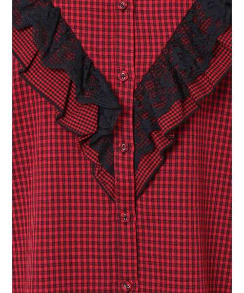 jouetie（ジュエティ）の「フリルレースシャツ（シャツ/ブラウス・レディース・ブラック/レッド/グリーン/その他1・MEDIUM）」の15枚目の写真