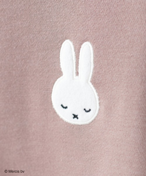 natural couture（ナチュラルクチュール）の「【ミッフィーコラボ】ふわもこフェイススウェット（パーカー・レディース・チャコールグレー/オフホワイト/モカ・FREE）」の17枚目の写真