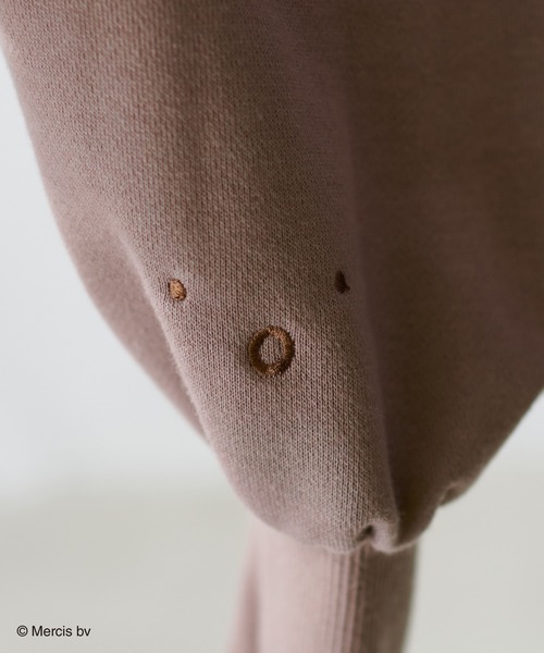 natural couture（ナチュラルクチュール）の「【ミッフィーコラボ】ふわもこフェイススウェット（パーカー・レディース・チャコールグレー/オフホワイト/モカ・FREE）」の18枚目の写真