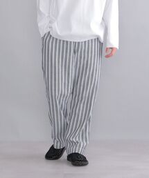 SHIPS | SHIPS:〈ウォッシャブル〉マルチストライプ ワイド イージーパンツ(その他パンツ)