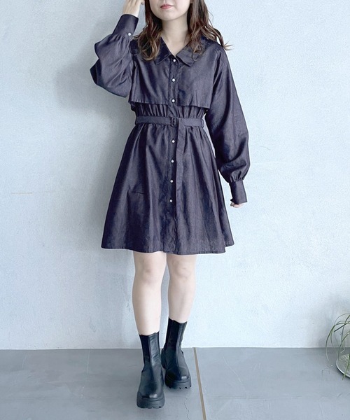 OLIVE des OLIVE（オリーブデオリーブ）の「トレンチミニワンピース