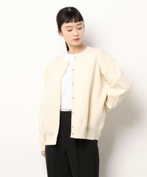 NICOLE white | ダンボールニット カーブスリーブカーディガン(カーディガン/ボレロ)