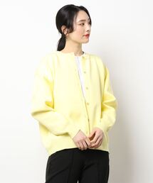 NICOLE white | ダンボールニット カーブスリーブカーディガン(カーディガン/ボレロ)