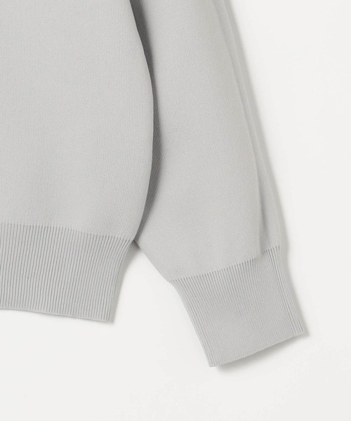 NICOLE white（ニコルホワイト）の「ダンボールニット カーブスリーブカーディガン（カーディガン/ボレロ・レディース・グレー/オフホワイト/イエロー/グリーン・FREE）」の18枚目の写真