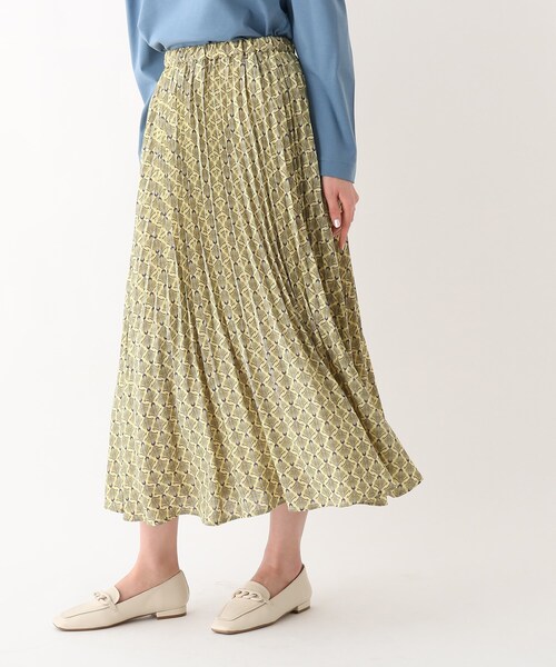 セール アンティークプリント プリーツフレアスカート スカート Opaque Clip オペークドットクリップ のファッション通販 Zozotown