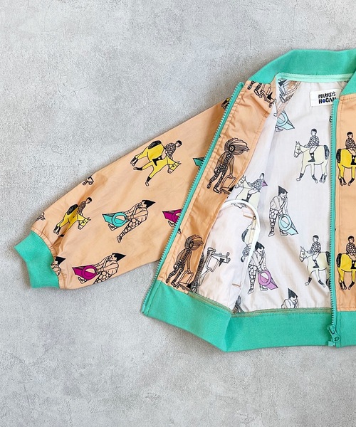 HOGAN RANCH WEAR（ホーガンランチウエア）の「ソウガラスプリングブルゾン（90～140cm）（ブルゾン・キッズ・ブラック/オレンジ・90/100/110/120/130/140）」の10枚目の写真