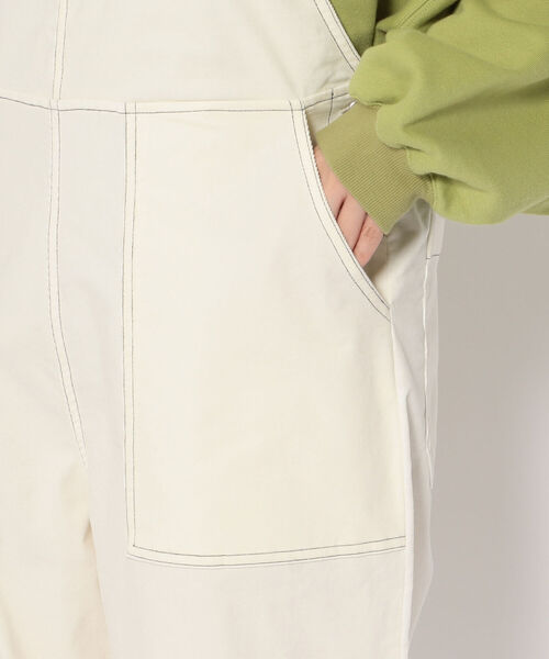 EACH.（イーチ）の「EACH (イーチ) CORDUROY OVERALL/コーデュロイオーバーオール（サロペット/オーバーオール・レディース・ホワイト・FREE）」の7枚目の写真