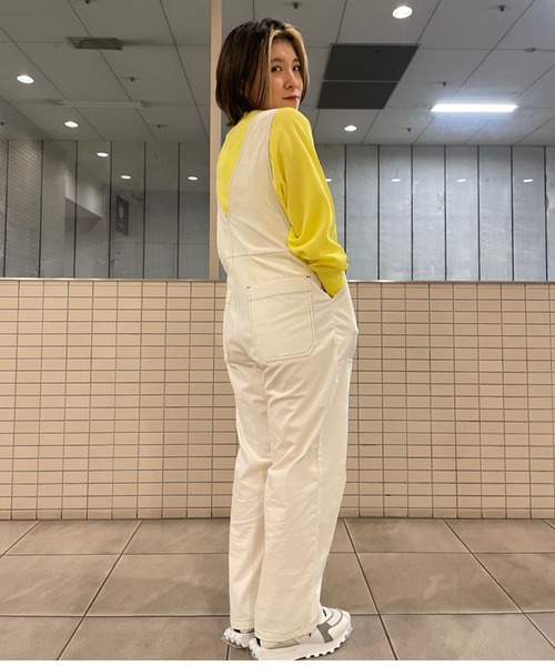 EACH.（イーチ）の「EACH (イーチ) CORDUROY OVERALL/コーデュロイオーバーオール（サロペット/オーバーオール・レディース・ホワイト・FREE）」の12枚目の写真