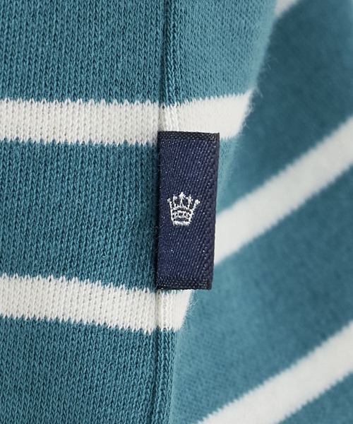 Petit Honfleur(プチオンフルール)の「ボーダー長袖Tシャツ(Tシャツ/カットソー・レディース・グレー/グリーン/アイボリー・M/L)」の11枚目の写真