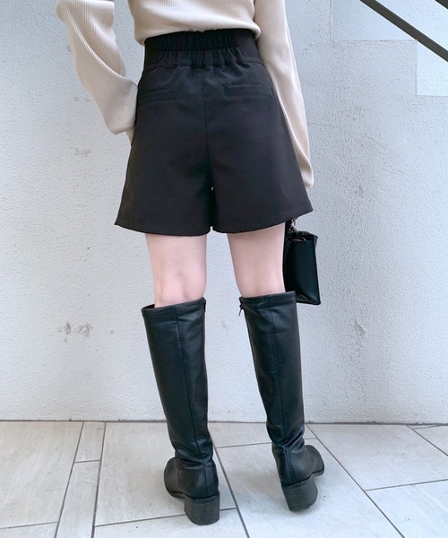 OLIVE des OLIVE（オリーブデオリーブ）の「すっきり見えショートパンツ（その他パンツ・レディース・ブラック/ベージュ/スミクロ・FREE）」の8枚目の写真